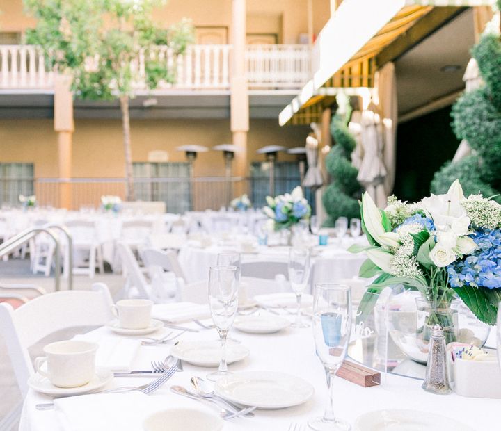 Ayres Hotel Costa Mesa Wedding Set Up