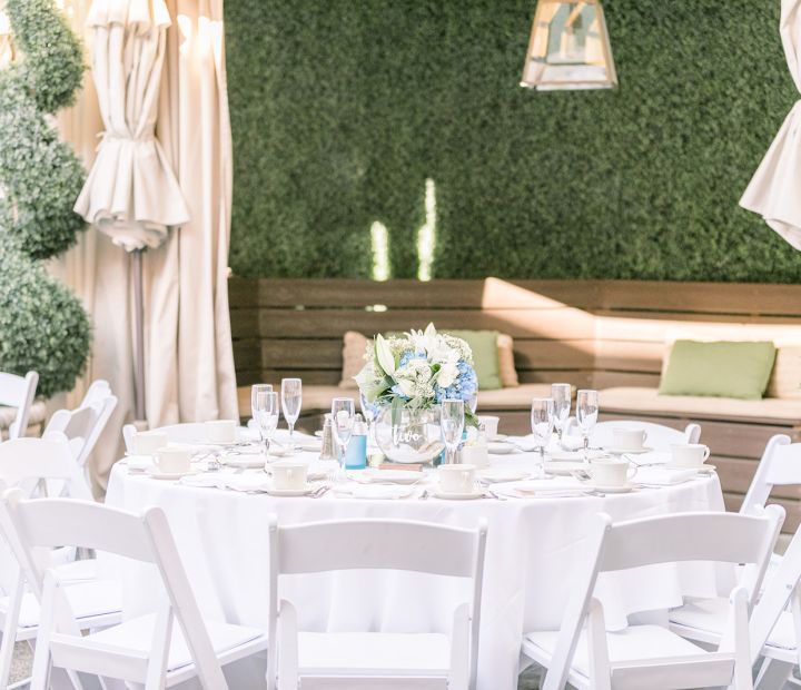 Ayres Hotel Costa Mesa Wedding Table Set Up