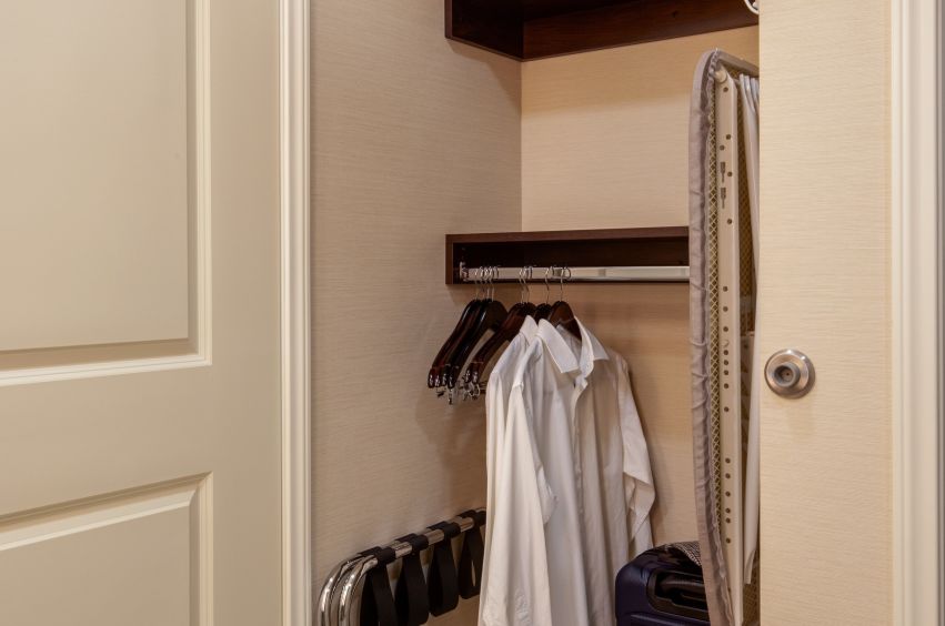 A Closet With Clothes